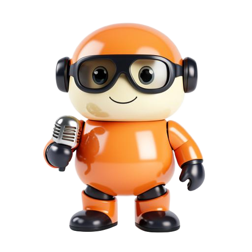 Waveform — the Audio category mascot